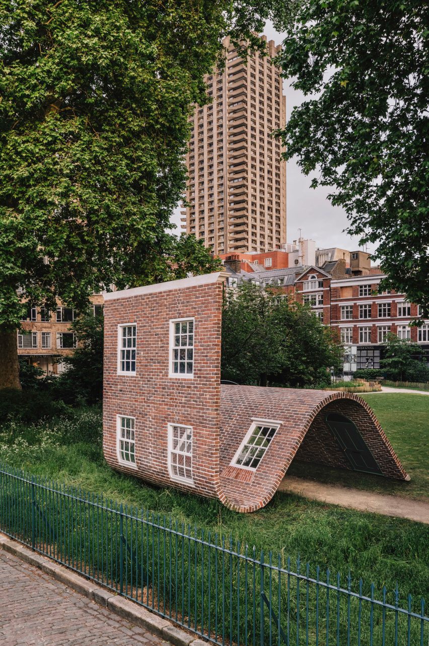 A Week at the Knees by Alex Chinneck at Clerkenwell Design Week