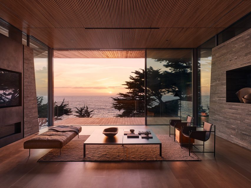 Water and stone interior by Field Architecture
