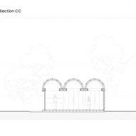 The Blooming Shed cross section