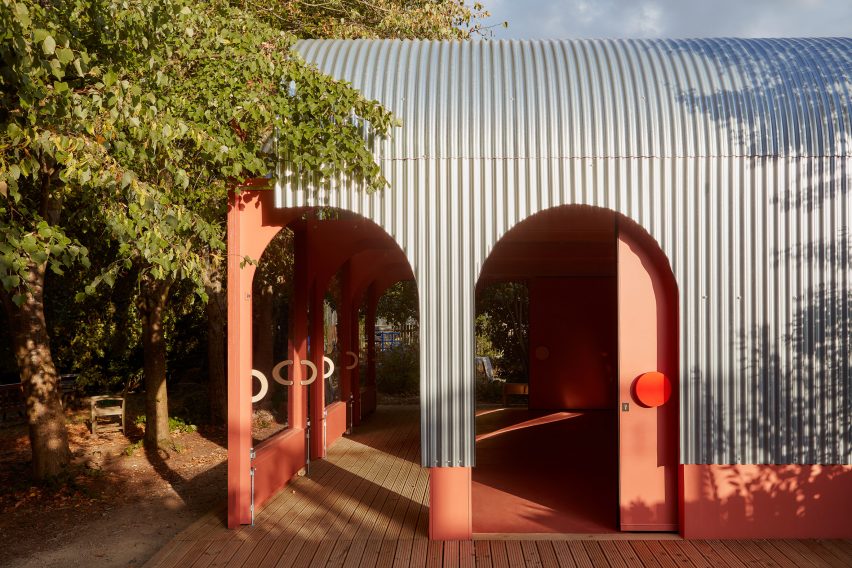 Door of The Blooming Shed by Bat Studio