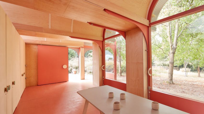 Interior of The Blooming Shed by Bat Studio