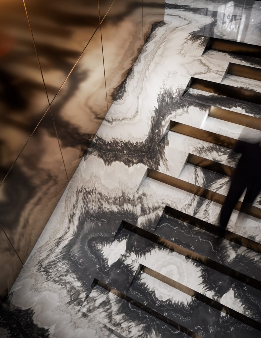 Cipollino GreyWave marble by Antolini