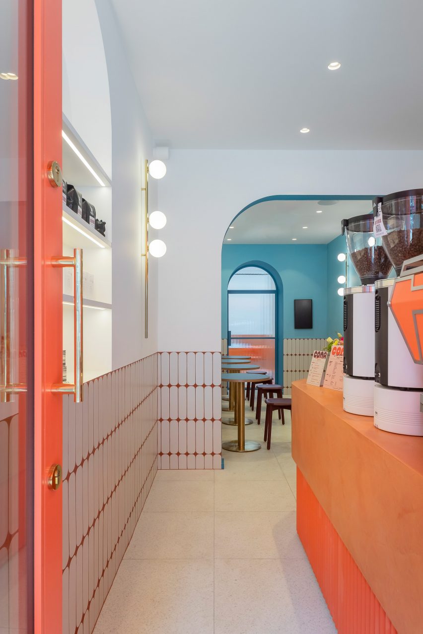 Coffee counter at Cona by Tigg Coll