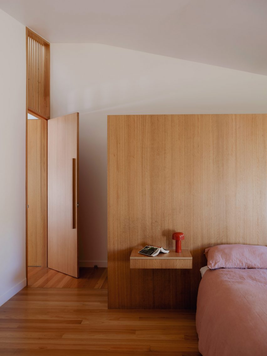 Wooden bedroom