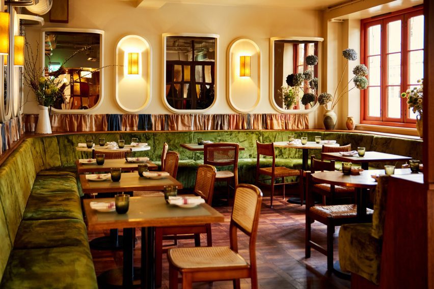 Dining room at Don't Tell Dad by Daisy Peat and Nothing is Not Nothing