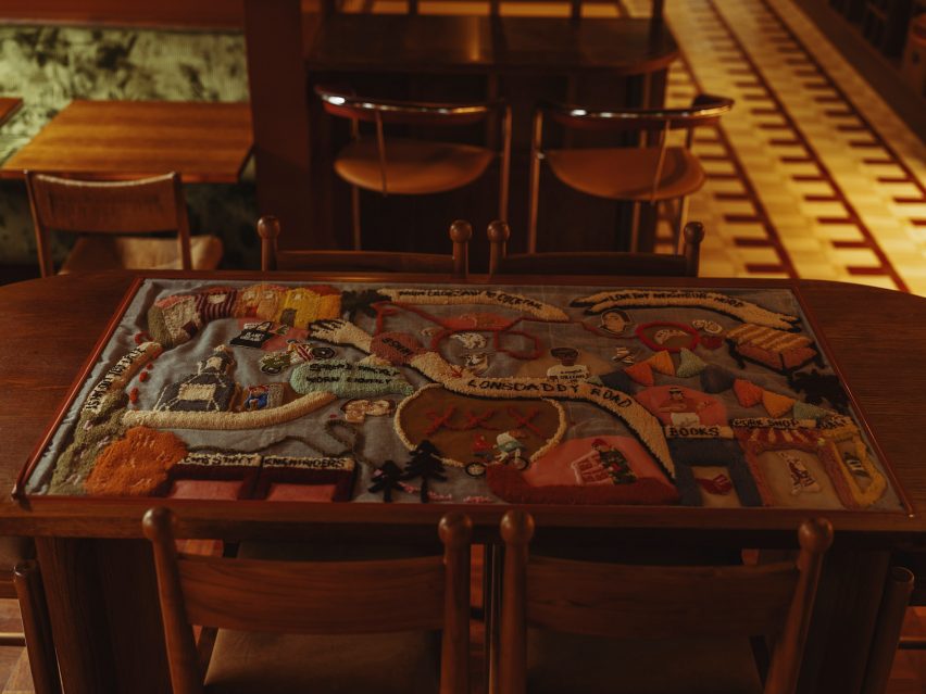 Textile artwork by Martha Hussey at Don't Tell Dad