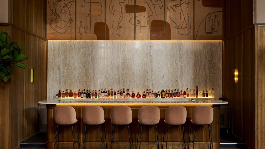 Jazz club interior