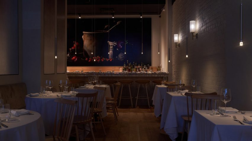 Bar with tables