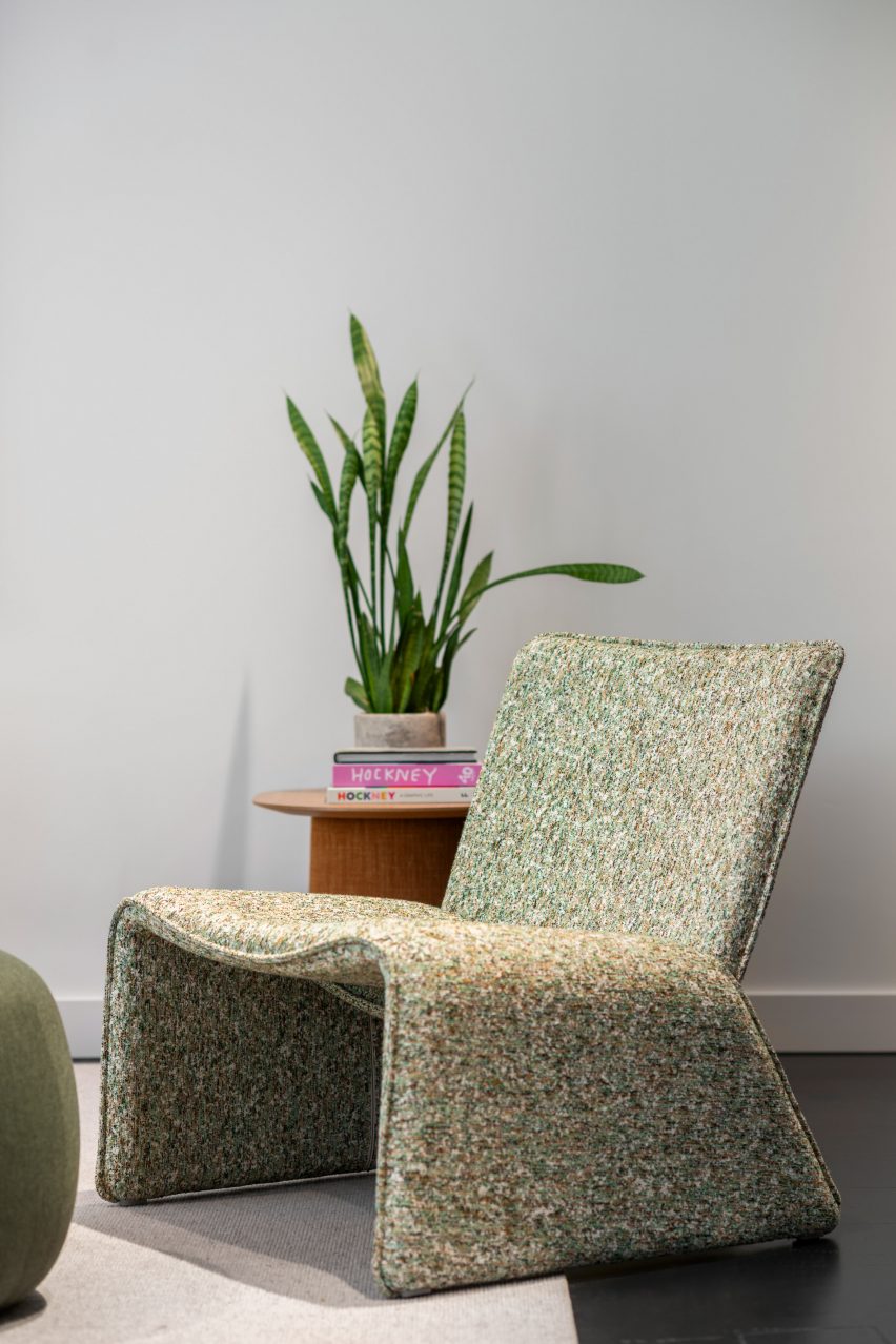 Fin lounge chair by Daniel Schofield for NaughtOne