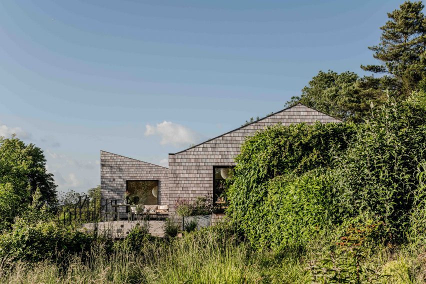 View towards renovated 1960s home by Forgeworks