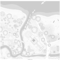 Site plan of Ganga Leheri Temple by Abin Design Studio