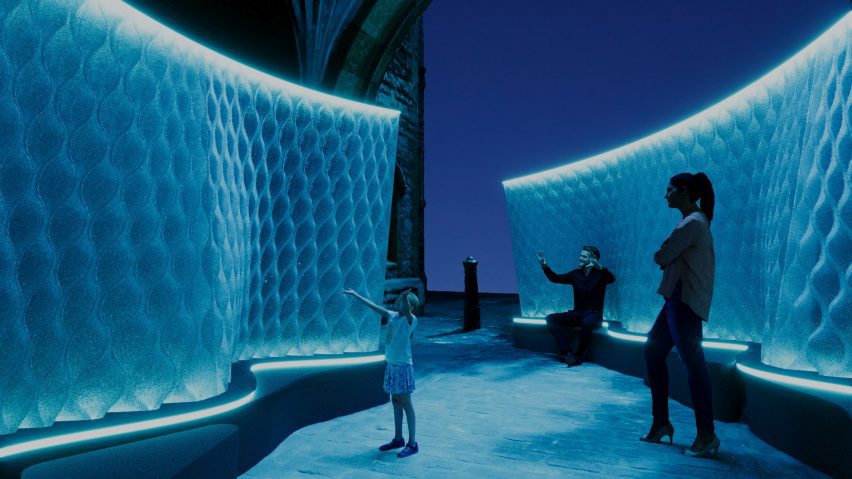 Harmonic Tides installation by Arthur Mamou-Mani