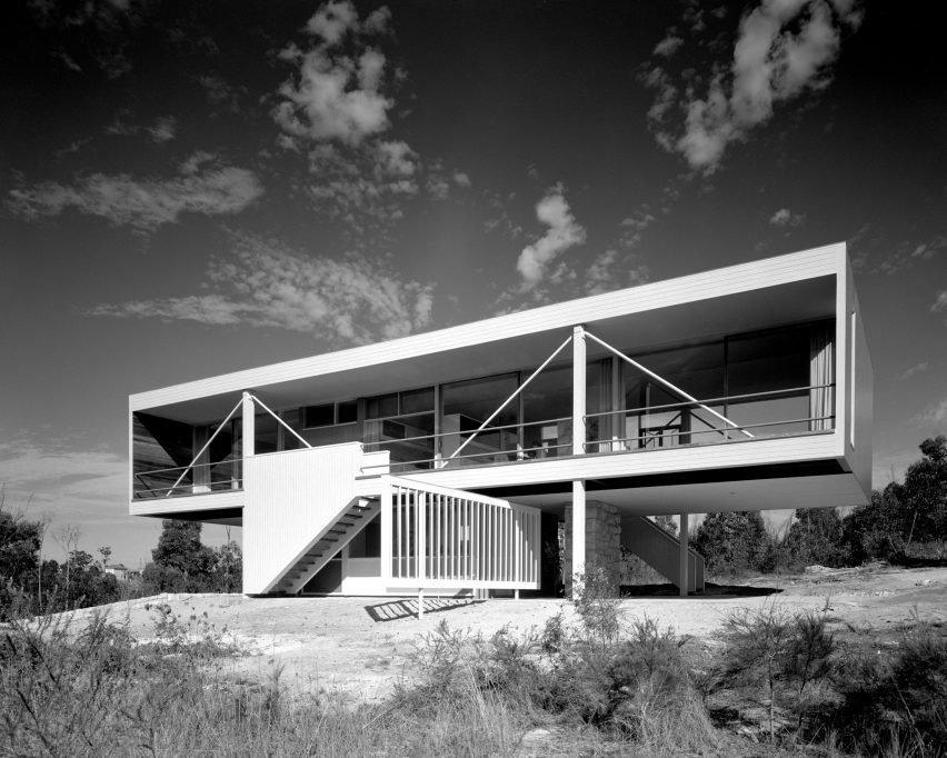 Julian Rose House, Wahroonga, Sydney, Australia 1954. Architect Harry Seidler. Photo Max Dupain, &copy; Penelope Seidler