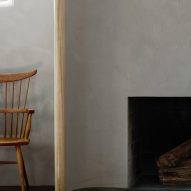 A fireplace