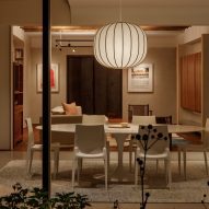 House centered around private meadow in Washington DC
