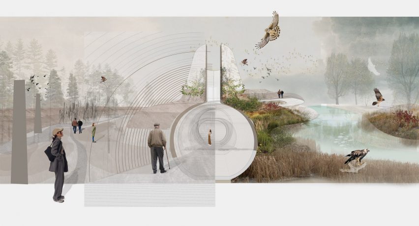 a visualisation of a repurposed coal mine