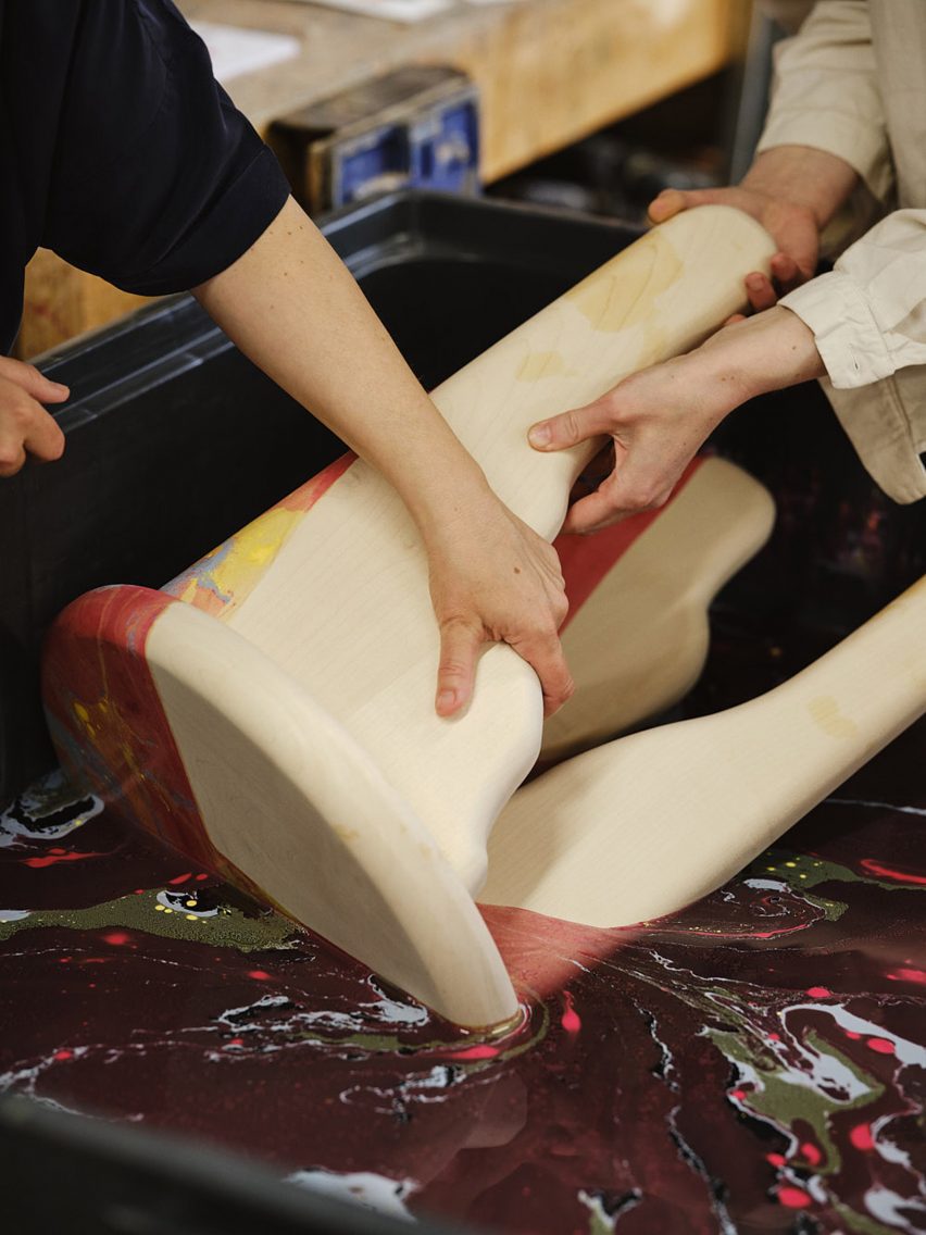 Marbling process