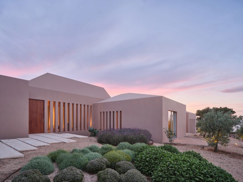 Exterior view of Zenith House in Menorca