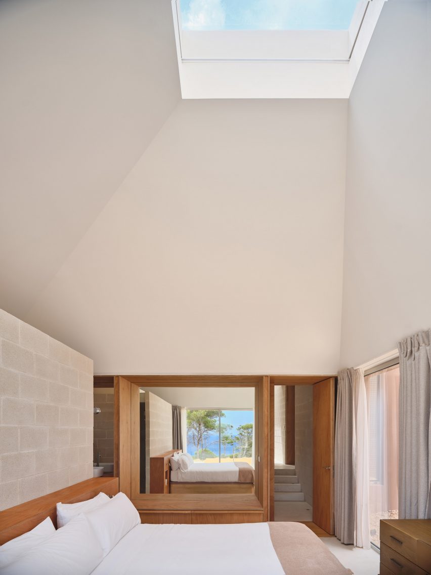 Bedroom interior within holiday home by Nomo Studio