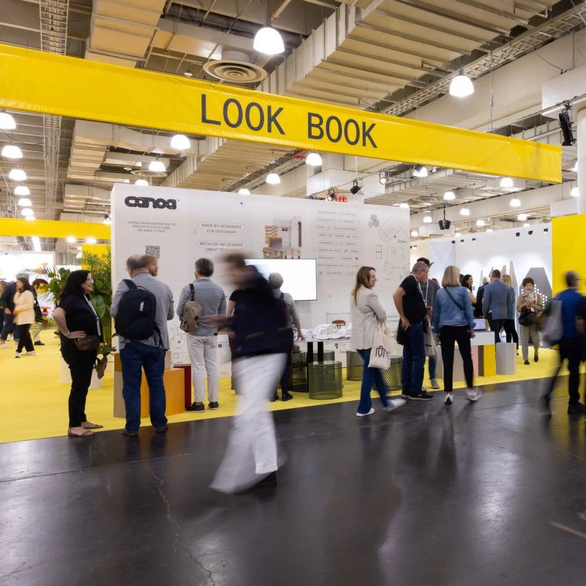 ICFF NYCxDesign yellow sign