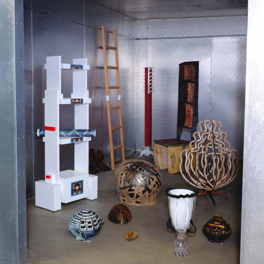 collection of sculptural furniture