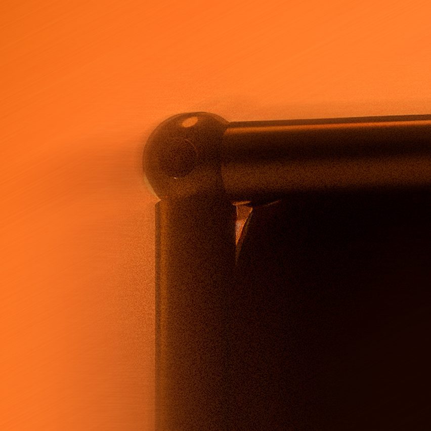 Orange conceptual image of light