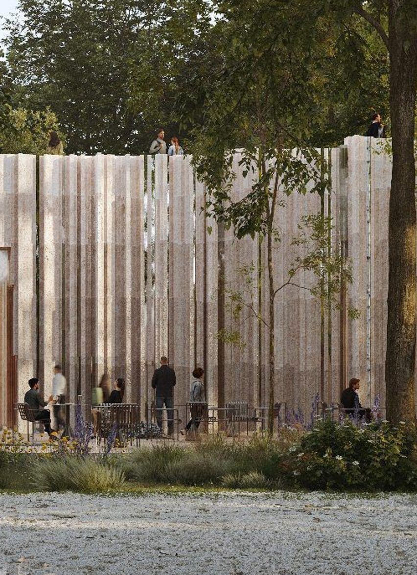 Lina Ghotmeh's permanent Qatar pavilion for Venice biennale