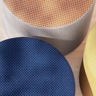 Racetrack and Emblem fabrics by Designtex