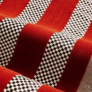 Racetrack and Emblem fabrics by Designtex