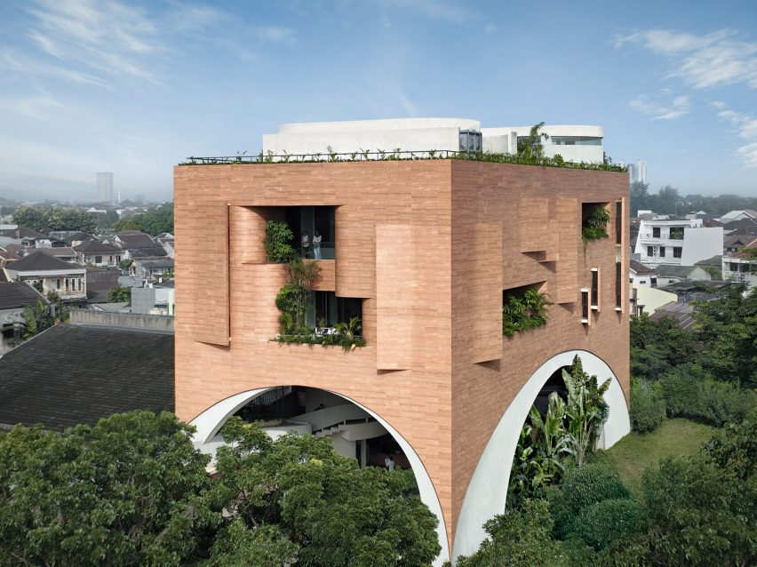 Exterior view of the Sagehaus Office Garden in Jakarta