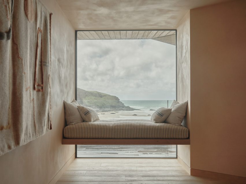 Window seat in Two-Family House by Rundell Associates