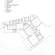 Ground floor plan, Two-Family House by Rundell Associates