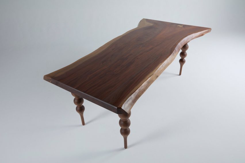 Slab table by Area