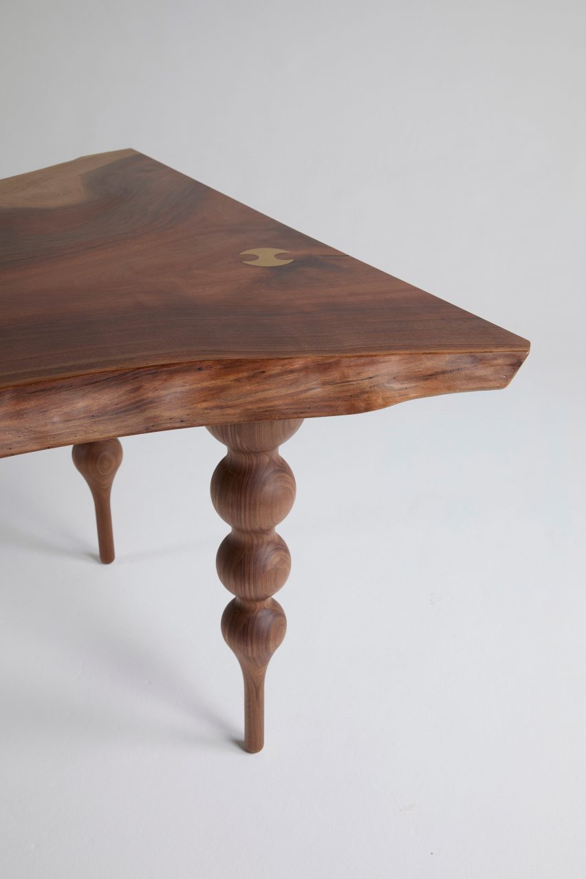 Slab table by Area