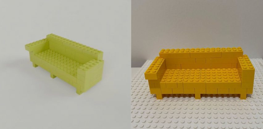 Lego AI generated furniture