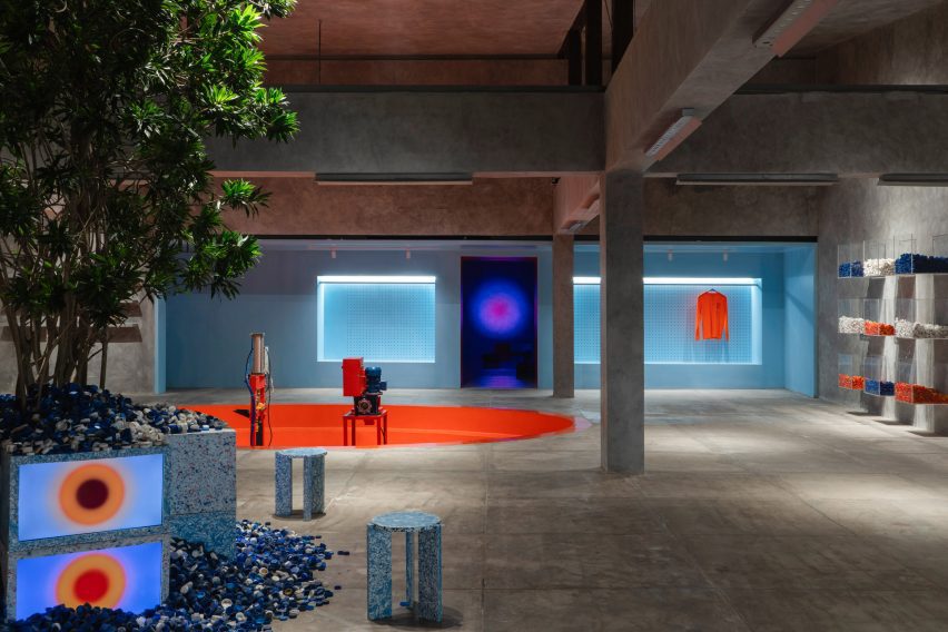 Conversation pit and retail area inside Self Care Community Centre