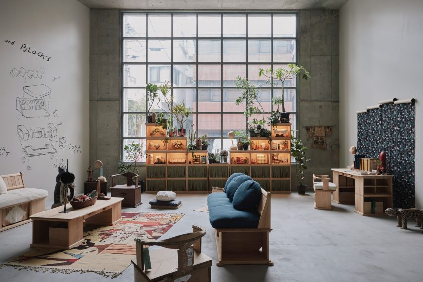 Stakko Chunks and Blocks by Postalco at Karimoku Research Centre
