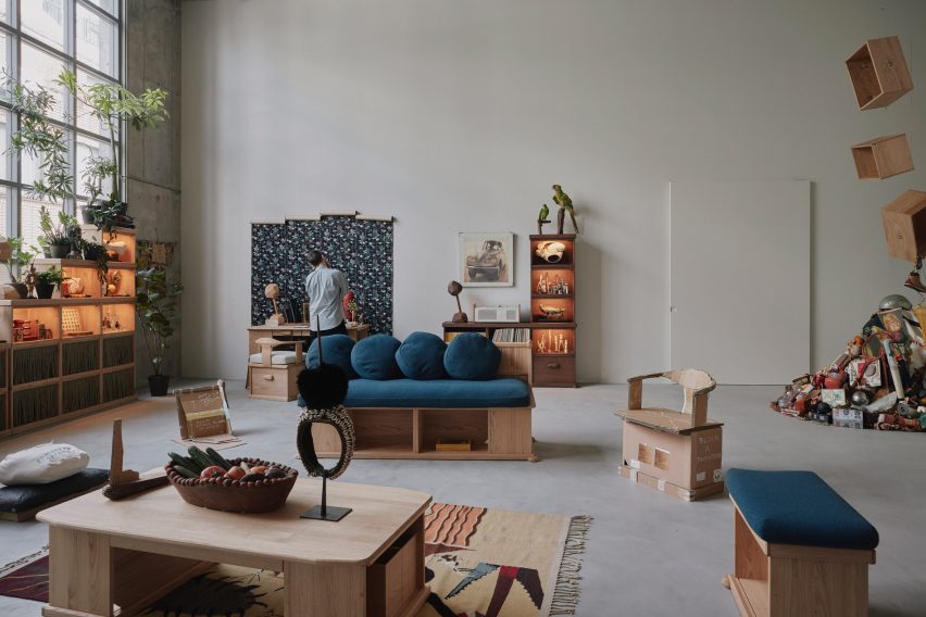 Stakko Chunks and Blocks by Postalco at Karimoku Research Centre