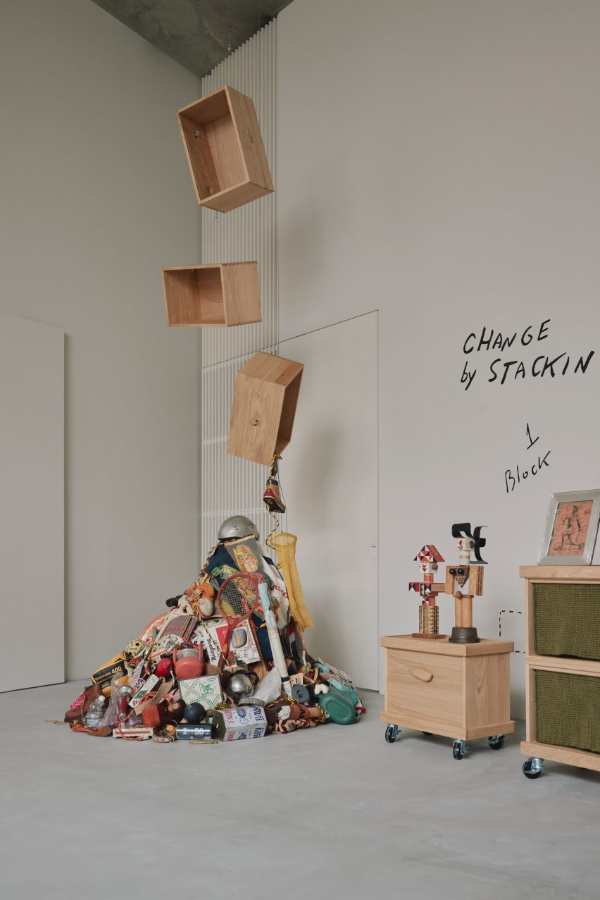 Stakko Chunks and Blocks by Postalco at Karimoku Research Centre