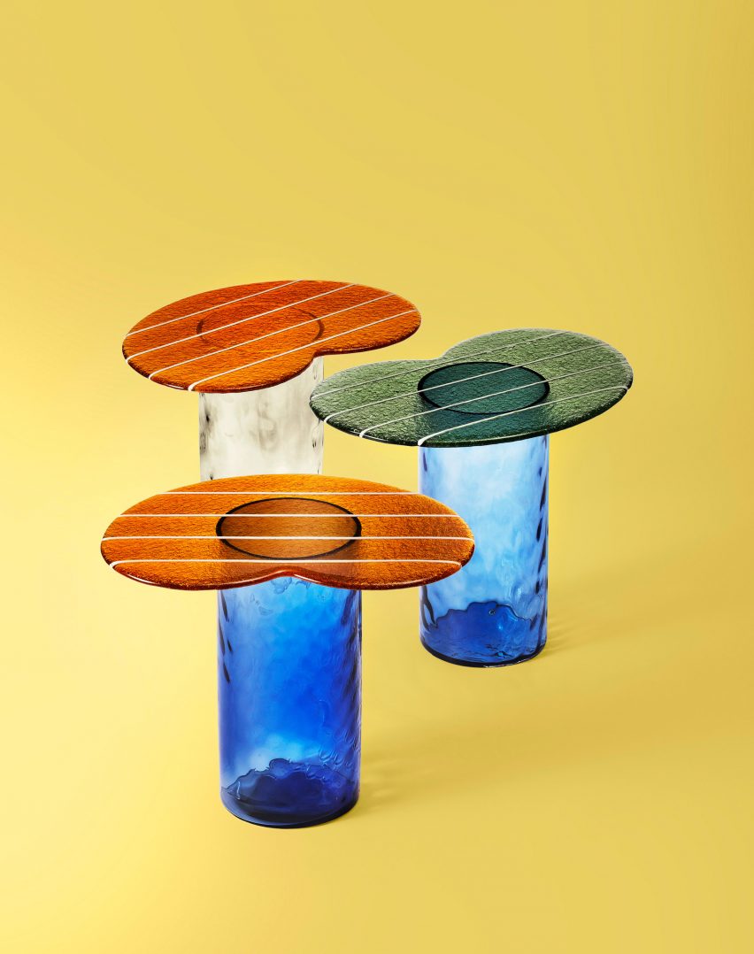 Striche tables by Matteo Zorzenoni for Miniforms