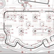 Plan of Living Bridge by Jonathan Mizzi at the Green School