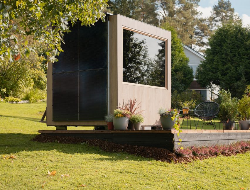 Thermasol solar-powered sauna