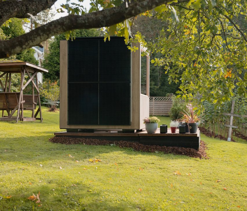 Thermasol solar-powered sauna