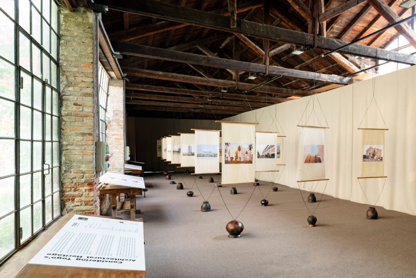 Photo of the Togo exhibition at the Venice Architecture Biennale 2025