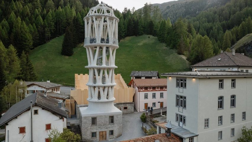 World's tallest 3D-printed tower unveiled in Switzerland