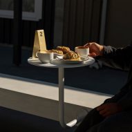 Wall-Mounted Cafe Table by George & Willy