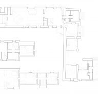 Floor plan of Wool Hall renovation by Tuckey Design Studio