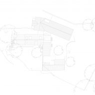Site plan of Wool Hall renovation by Tuckey Design Studio