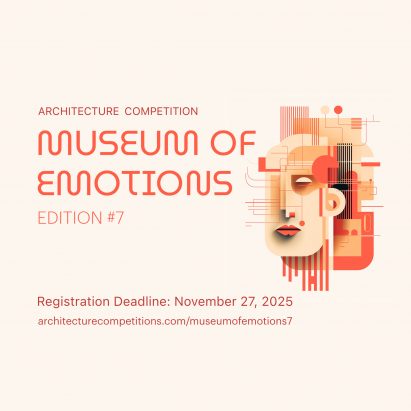 Museum of Emotions peach and orange graphic