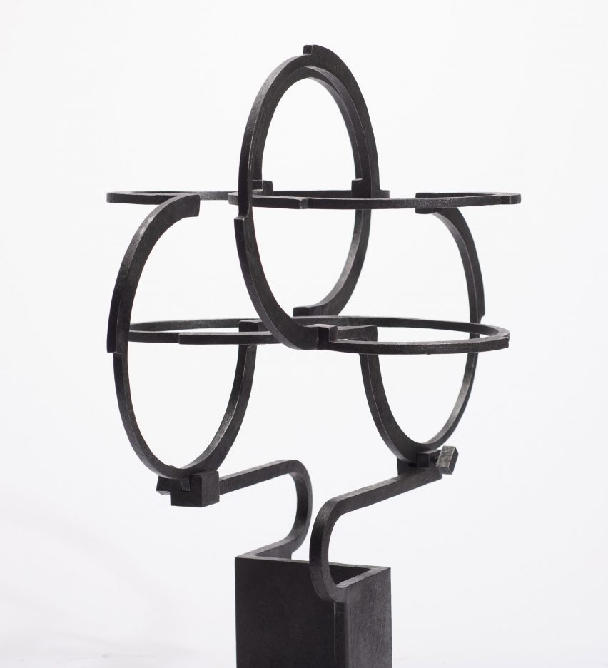 Sculpture made from iron